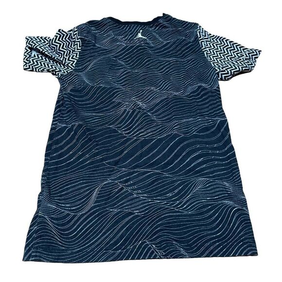 Jordan Grey & Black Patterned Athletic T-Shirt - Picture 2 of 4